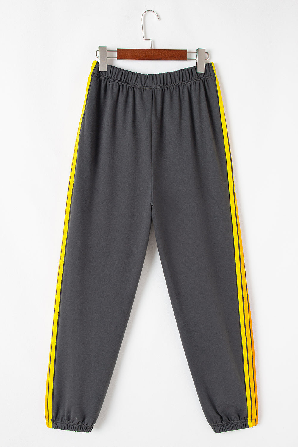 Dark Grey Counting Rainbows High Waist Sweatpants